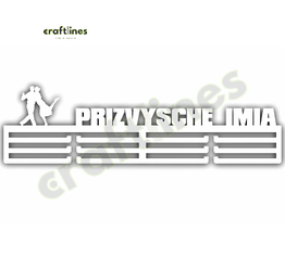 Медальница металлическая белая для танцев №6